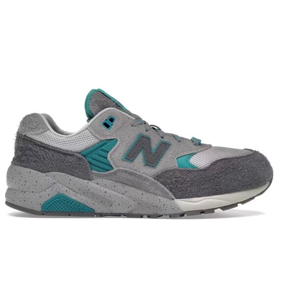 NIB Palace & New Balance Collab 580 Gargoyle Grey Blue MT580PA2 Low Sneakers 11 - Picture 5 of 16